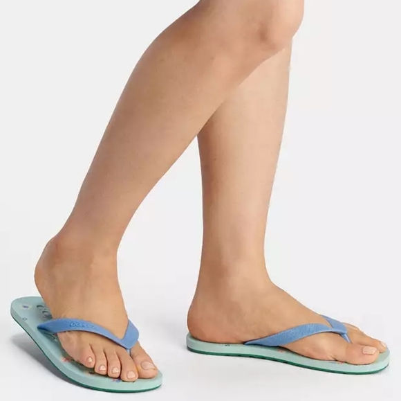 🌸Coach Zak Flip Flop 🩴 With Floral Print 🌼 Sz 8B - Picture 1 of 9